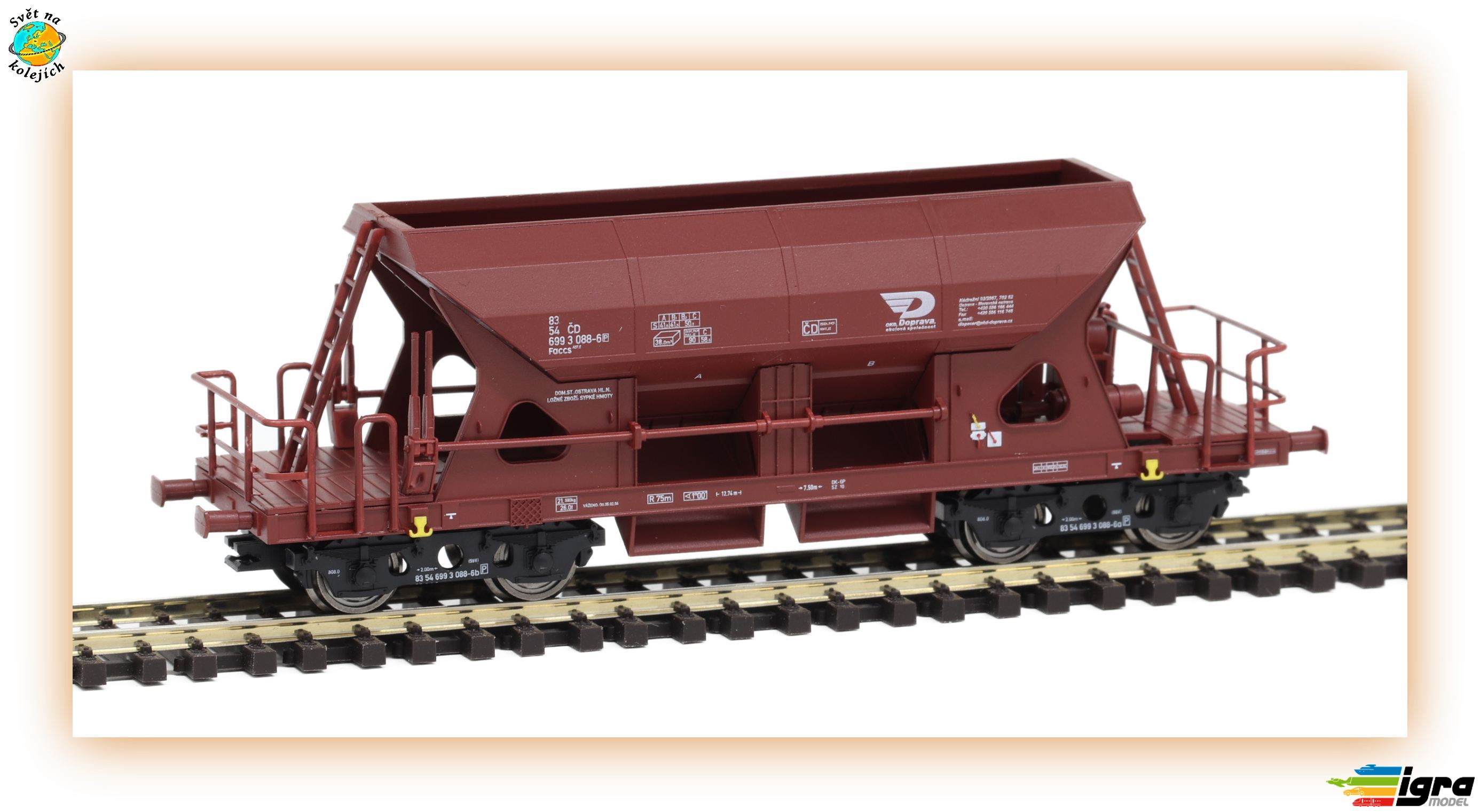IGRA 96500022 TT - SAMOVÝSYPNÝ VŮZ Faccs, OKD DOPRAVA