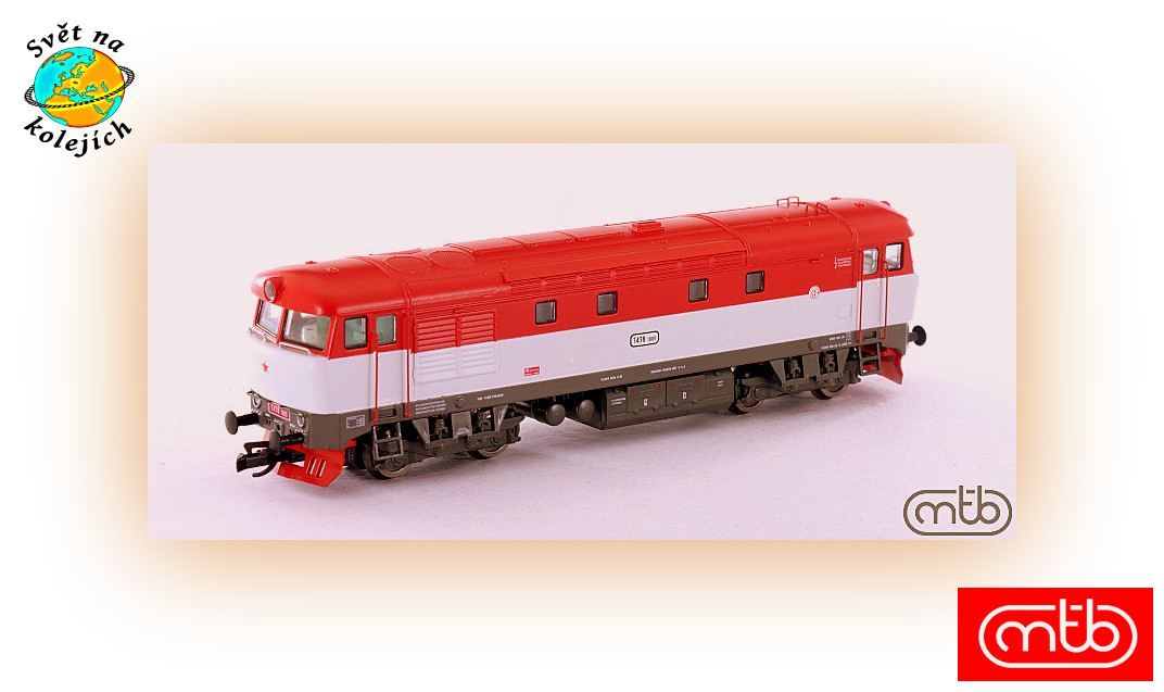 MTB ČSD T478 1005 TT -  DIESEL. LOK. "BARDOTKA", ČSD 