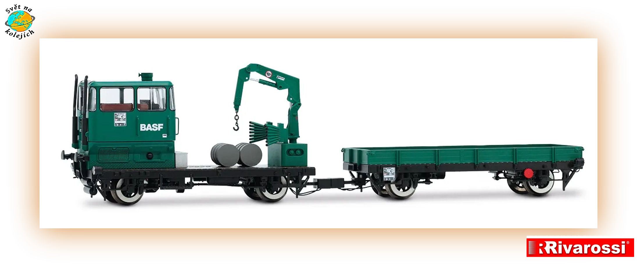 RIVAROSSI HR 2913S HO - DIESELOVÁ DREZÍNA KLV 53, "BASF" DIGITÁL ZVUK