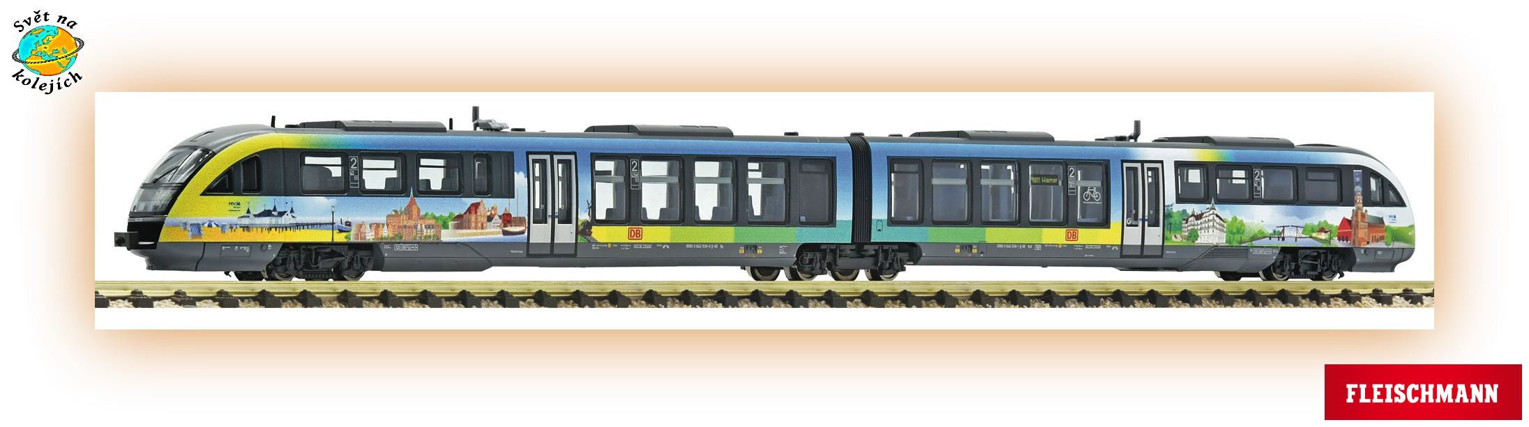 FLEISCHMANN 7770015 N - DIESEL. JEDNOTKA 642 039-1, DB AG DIGITÁL ZVUK