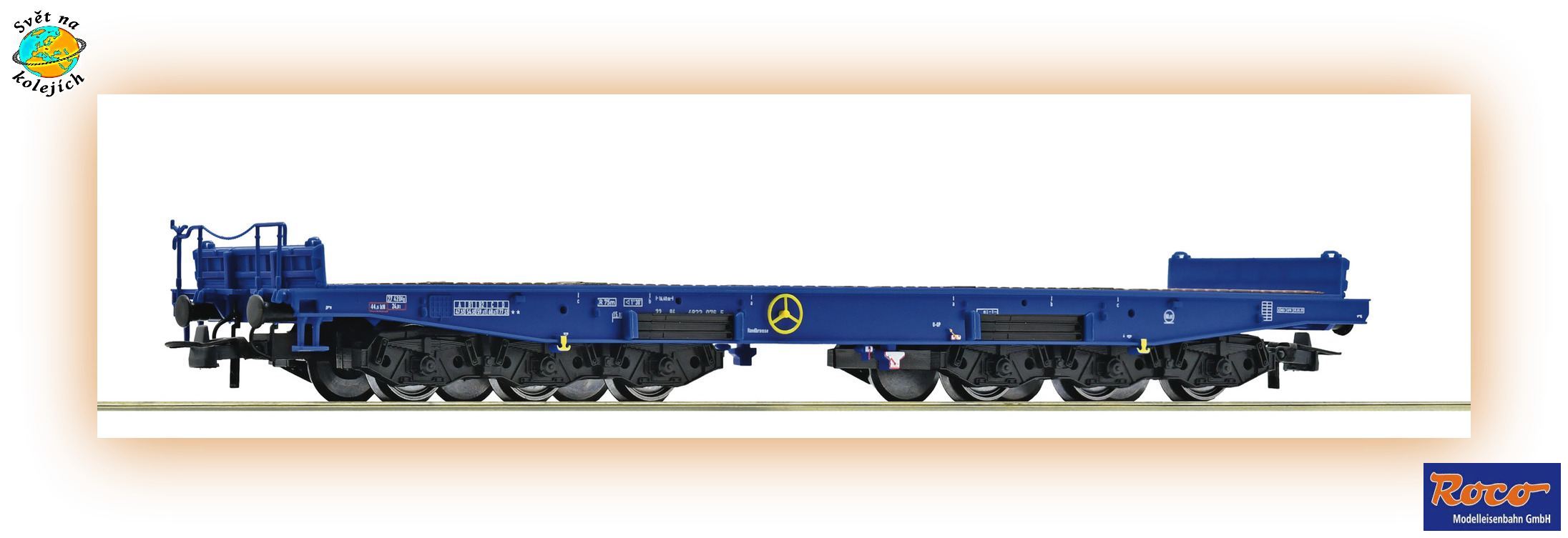 ROCO 6600286 H0 - NÁKLADNÍ VŮZ typ Samms, Railpro