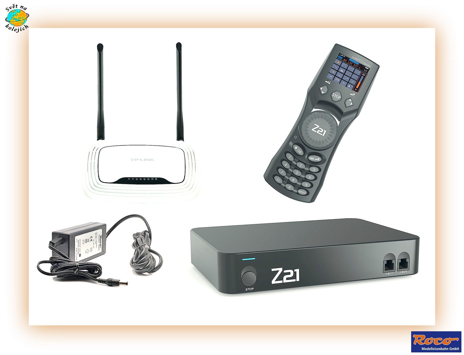 ROCO 1000020 - DIGITÁLNÍ CENTRÁLA PROFI Z21, newGen