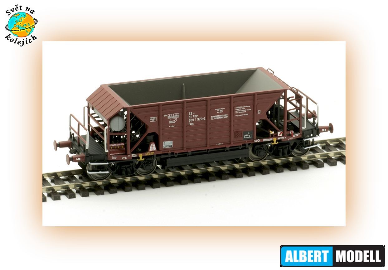 ALBERT MODELL 689049 H0 - NÁKLADNÍ VÝSYPNÝ VŮZ Facc, PKP