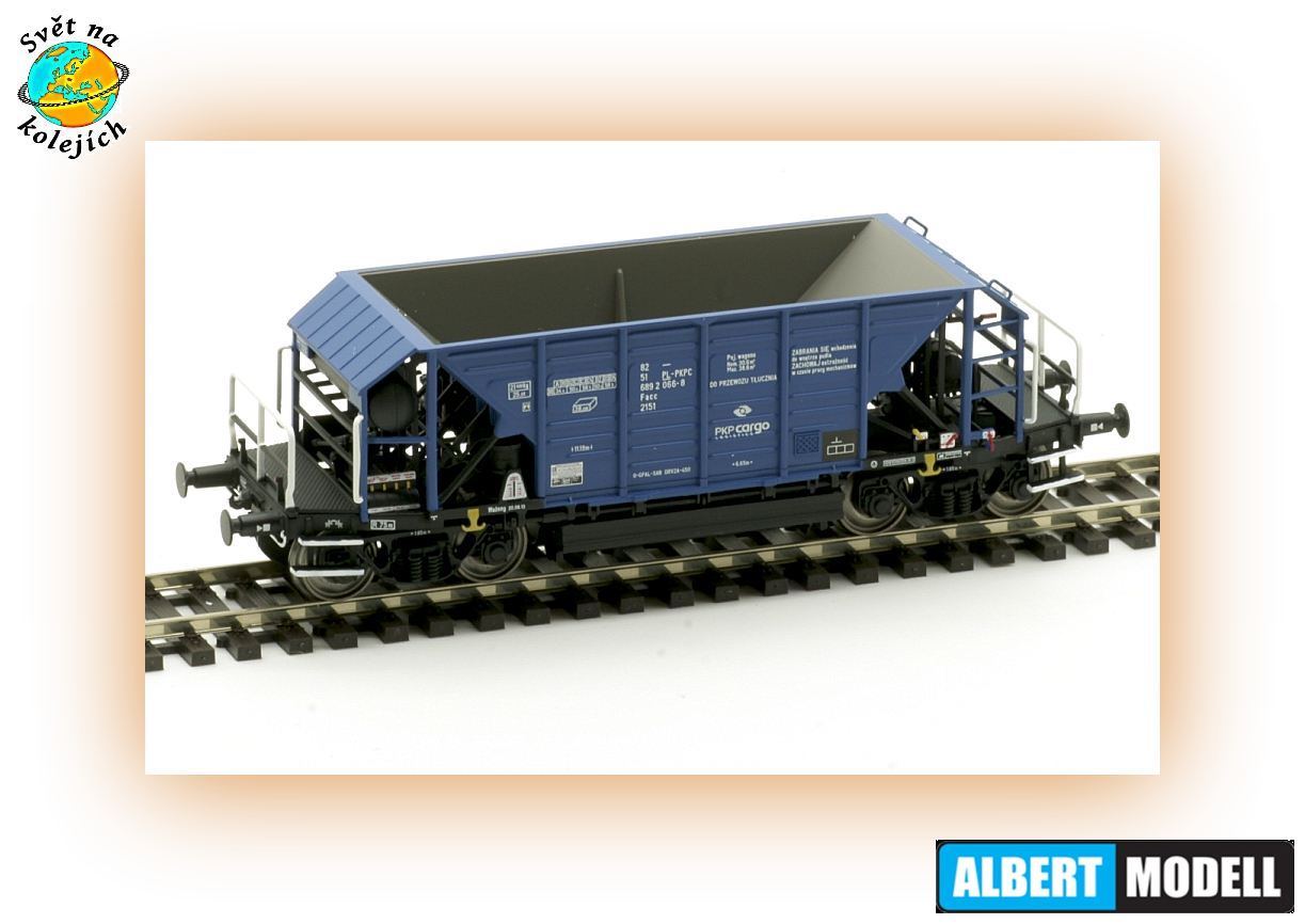 ALBERT MODELL 689047 H0 - NÁKLADNÍ VÝSYPNÝ VŮZ Facc, PL-PKPC