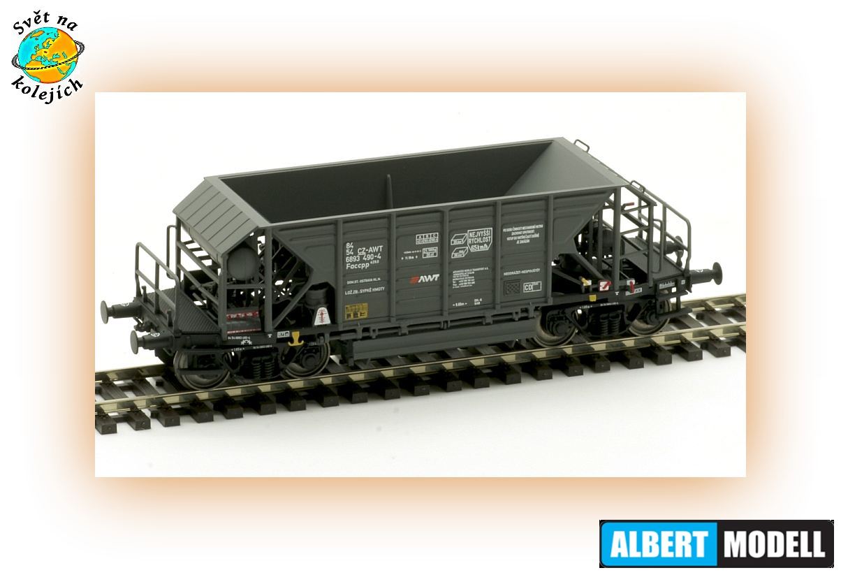 ALBERT MODELL 689044 H0 - NÁKLADNÍ VÝSYPNÝ VŮZ Faccpp, CZ-AWT