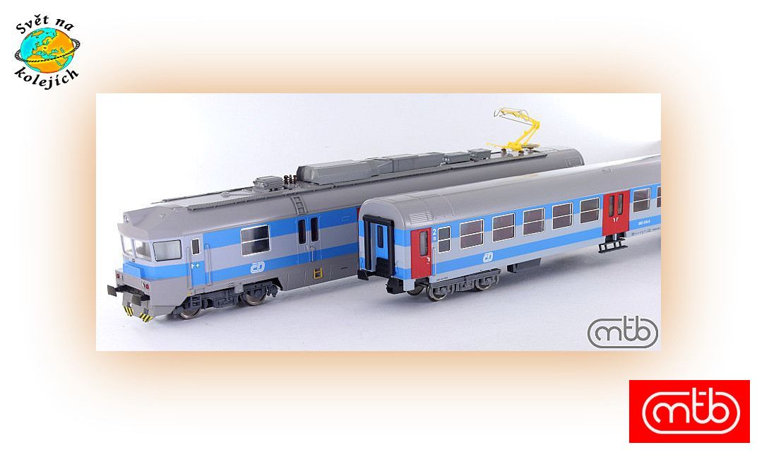 MTB 460.021 + 063.410 H0 - ELEKTRICKÁ JEDNOTKA 460 "PANŤÁK", ČD