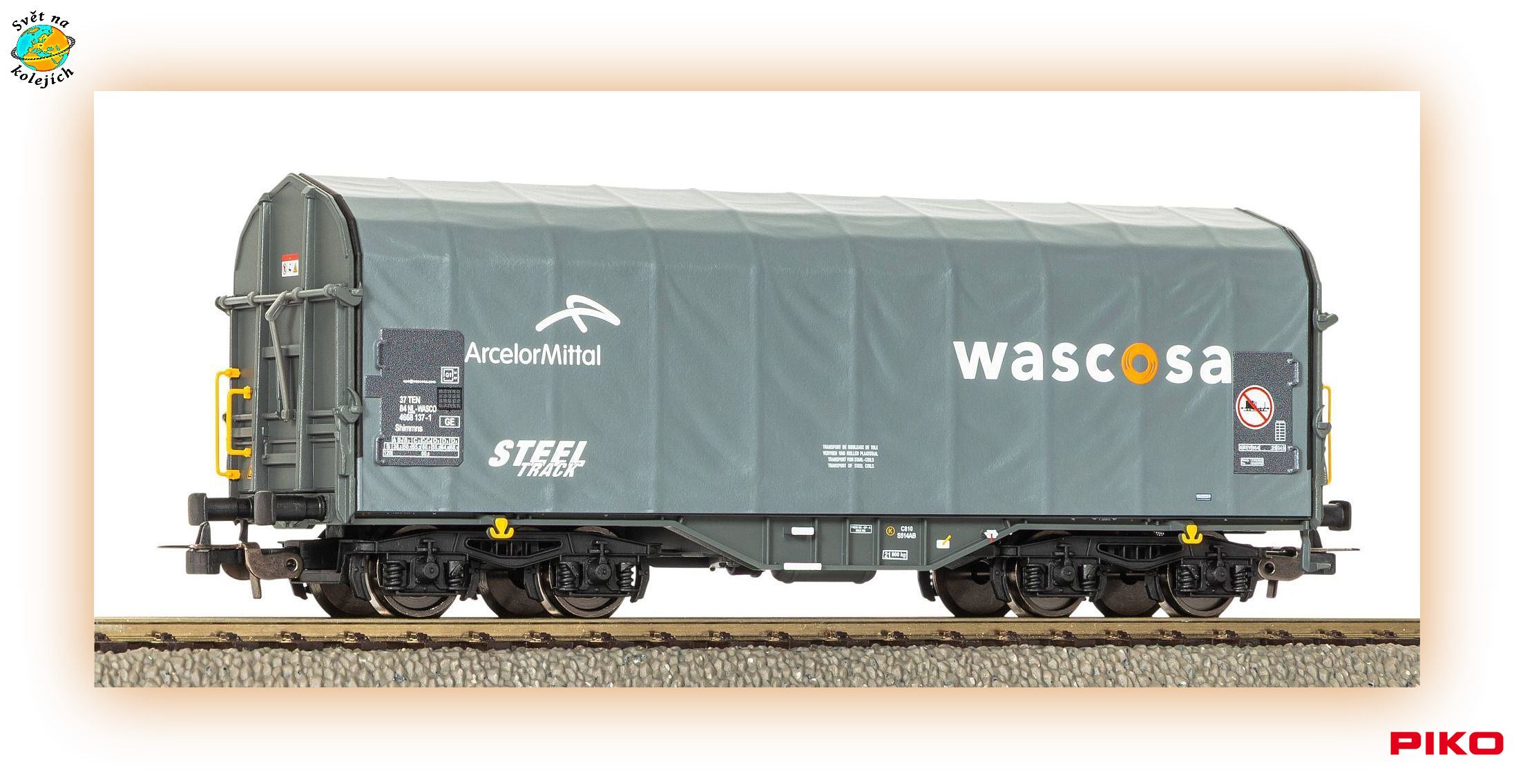PIKO 24640 H0 - NÁKLADNÍ VŮZ Shimmns, WASCOSA