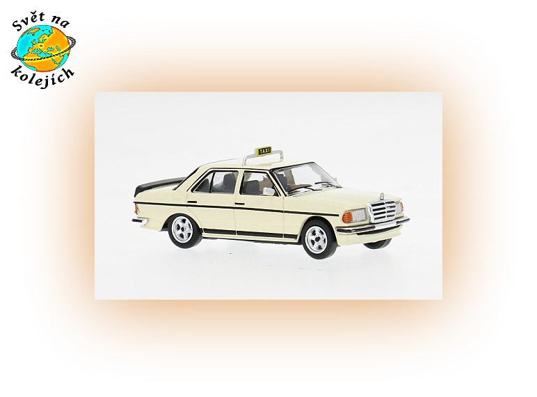 PCX87 871563 H0 - Mercedes W123 AMG (1980) Taxi, slonová kost