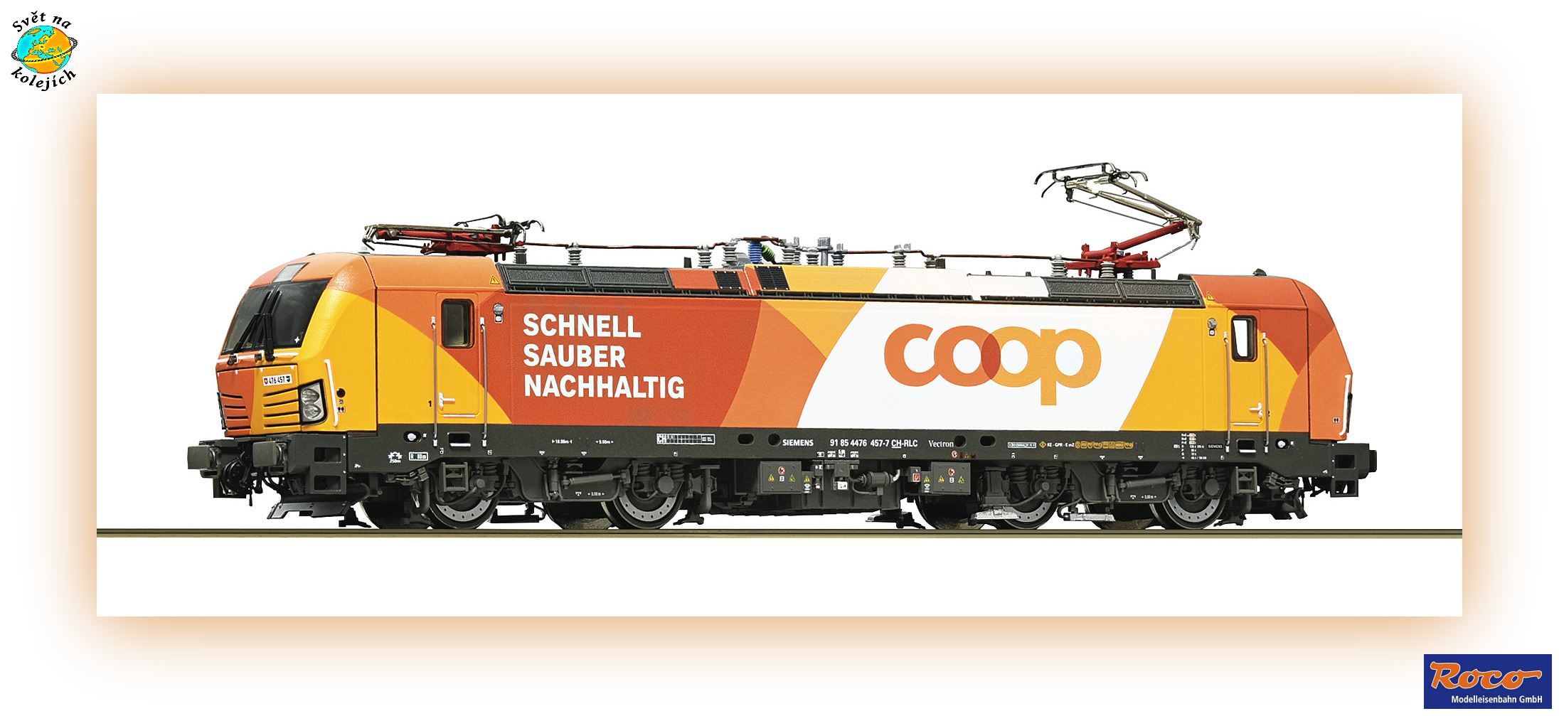ROCO 7510175 H0 - ELEKTRICKÁ LOK. "VECTRON" Rem 476 457-7, railCare DIGITÁL ZVUK