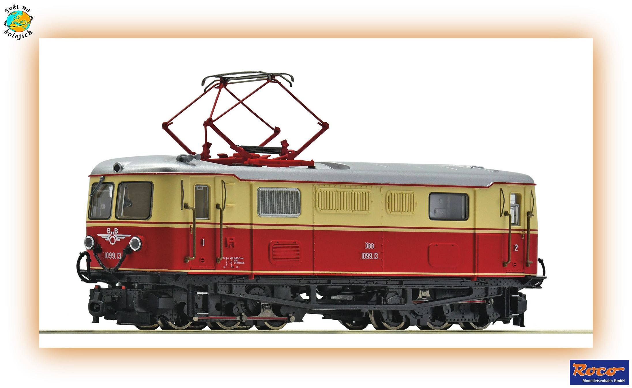 ROCO 7540008 H0e - ELEKTRICKÁ LOKOMOTIVA 1099.13, ÖBB