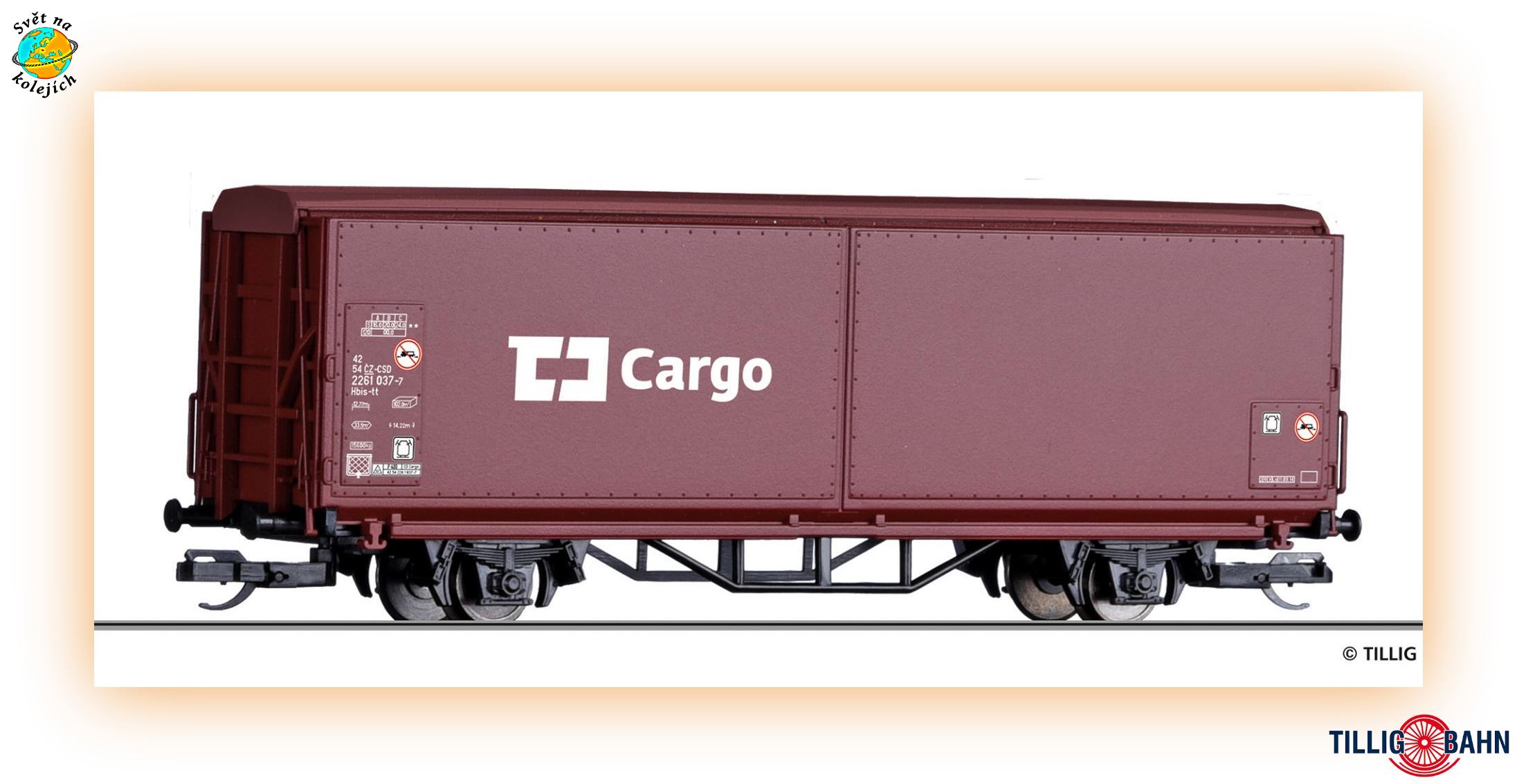 TILLIG 14845 TT - NÁKLADNÍ VŮZ Hbis-tt, ČD CARGO