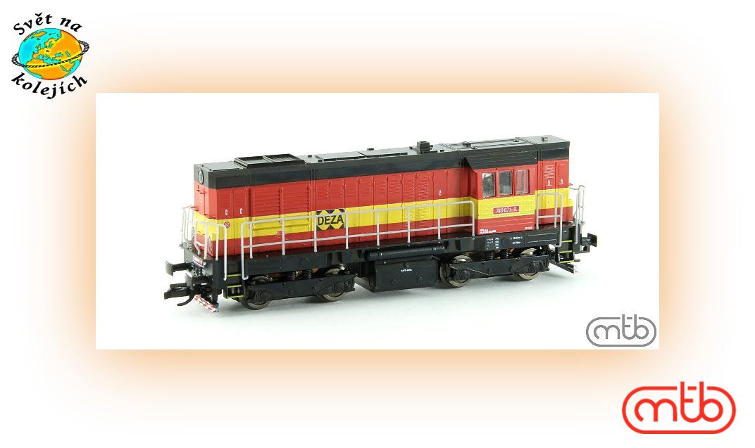 MTB  740 871 TT - DIESELOVÁ LOK. 740 871 "KOCOUR",DEZA 