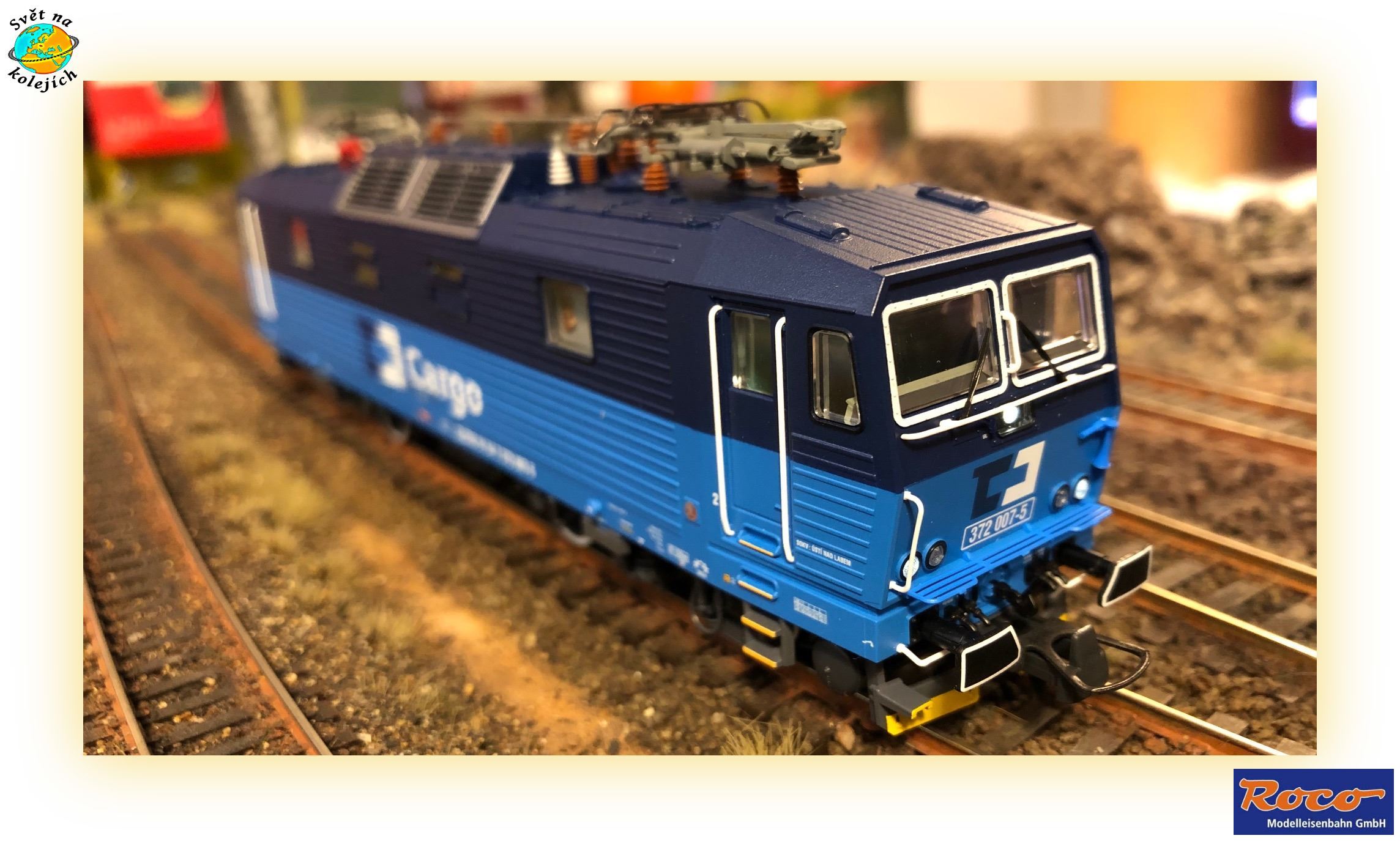 ROCO 71226 HO - ELEKTRICKÁ LOK. 372, ČD CARGO  DIGITÁL ZVUK