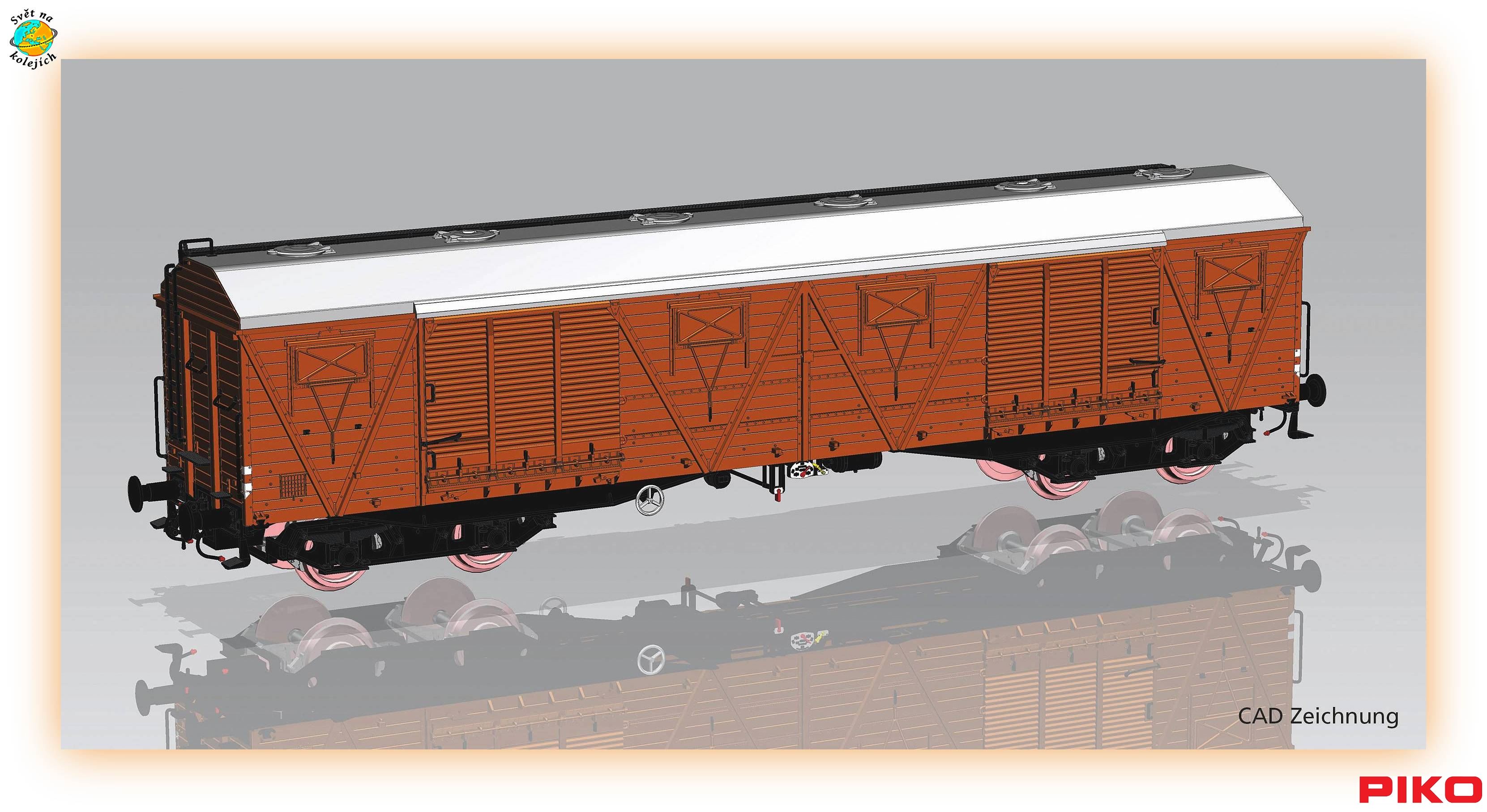 PIKO 58472 HO - NÁKLADNÍ VŮZ 401Ka Gags (KKyt), PKP