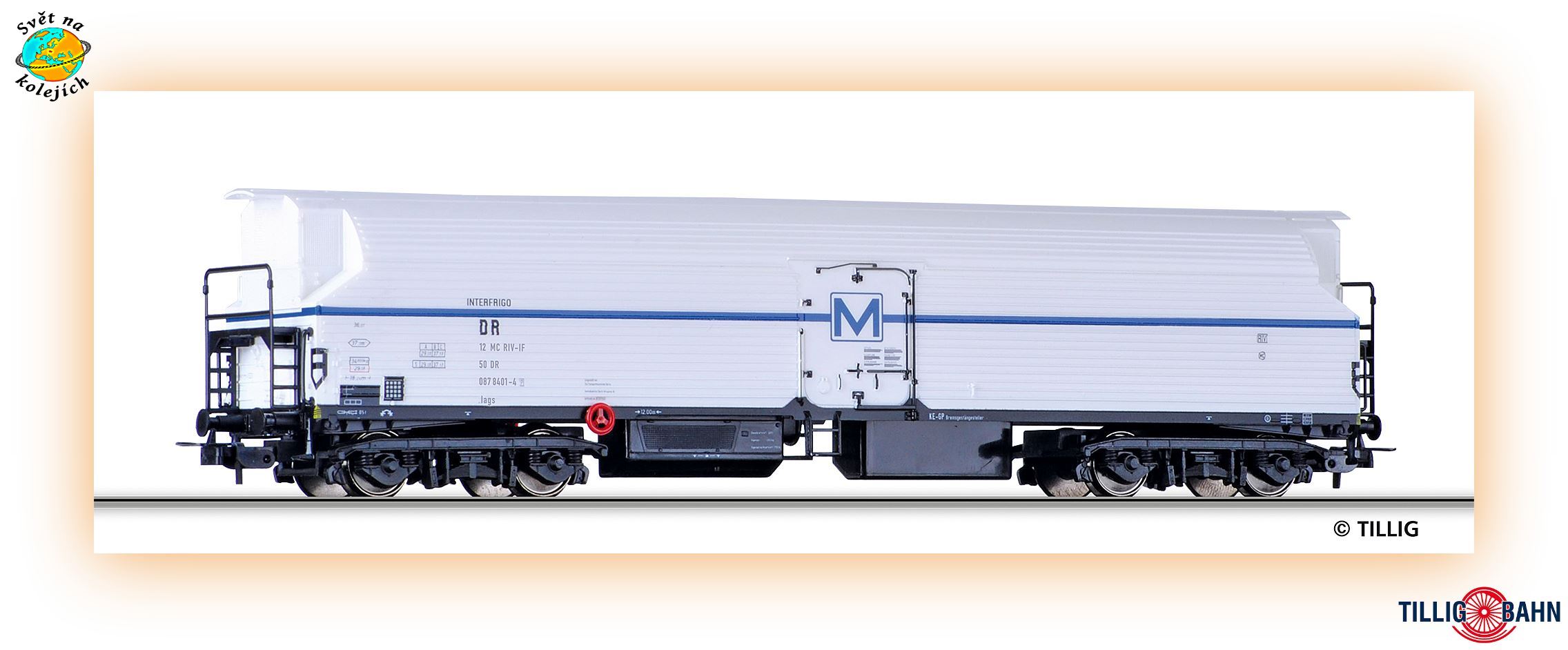 TILLIG 76800 H0 - CHLADICÍ VŮZ "INTERFRIGO", DR