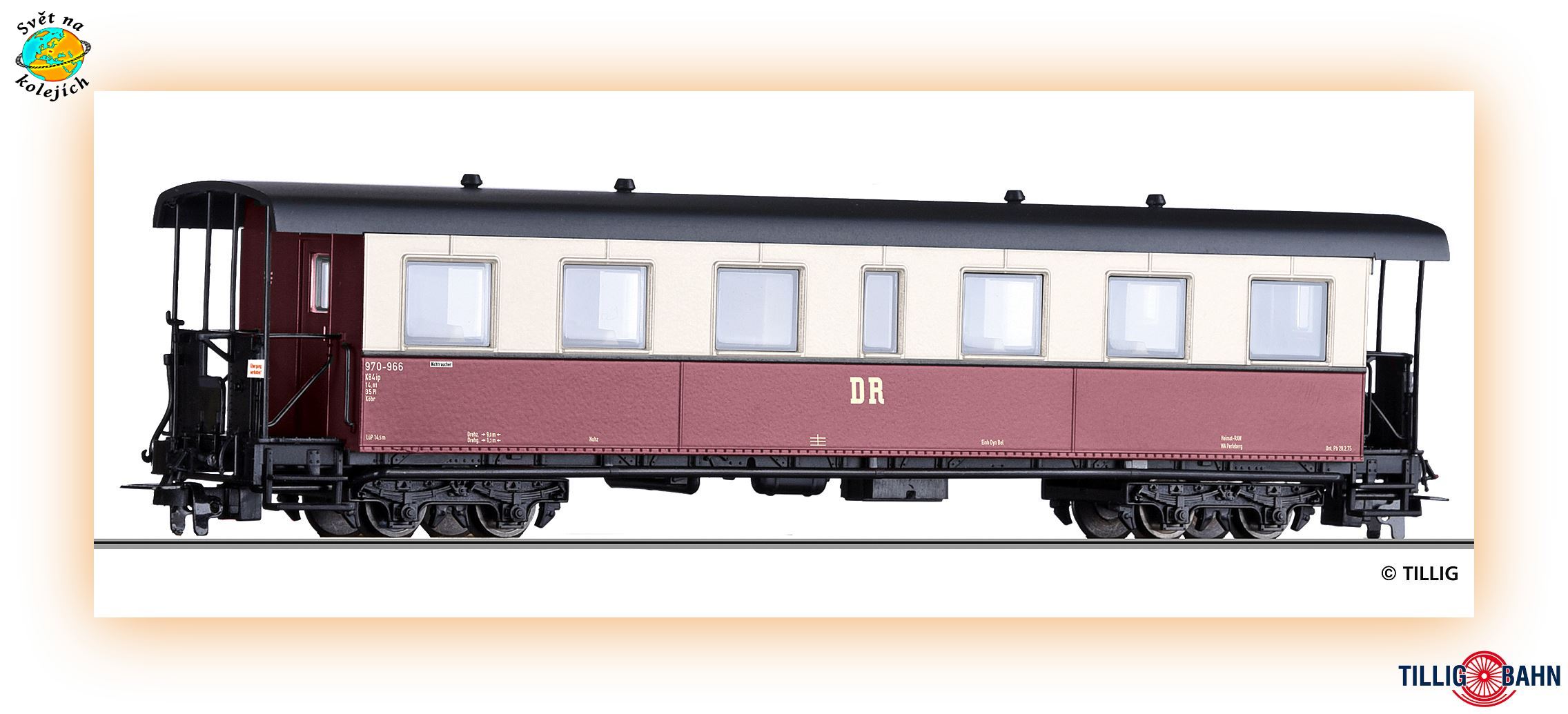 TILLIG 03920 H0e - OSOBNÍ VŮZ KB4ip, DR