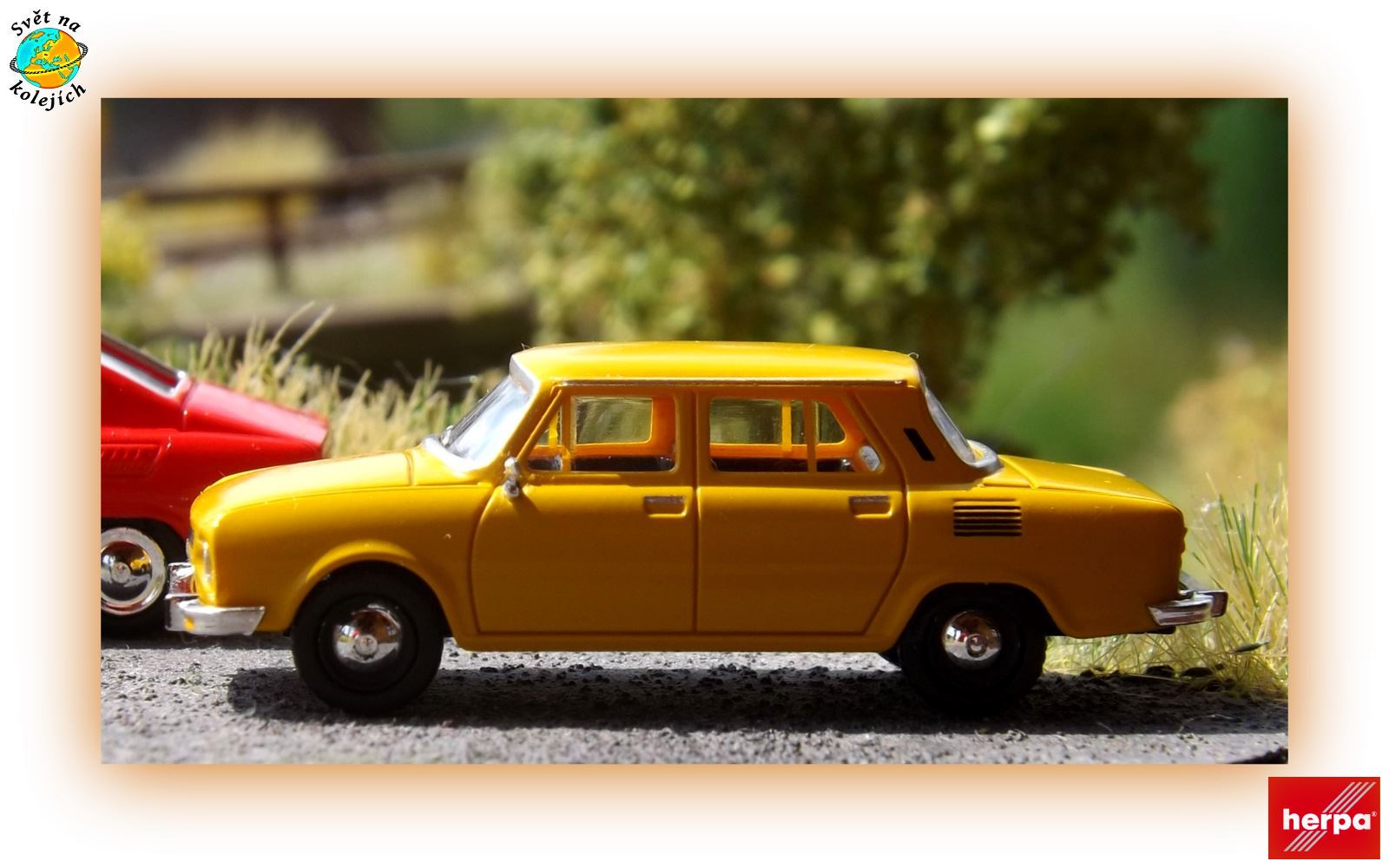 Herpa 028837-Skoda S 110 BERLINE-SKODA 110 L-Taubenblau Herpa 028837-Skoda S 110 BERLINE-SKODA 110 L-Taubenblau